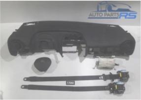 Dashboard + Airbags + Veiligheidsgordels citroen c1, Auto-onderdelen, Dashboard en Schakelaars, Gereviseerd, Citroën, Verzenden