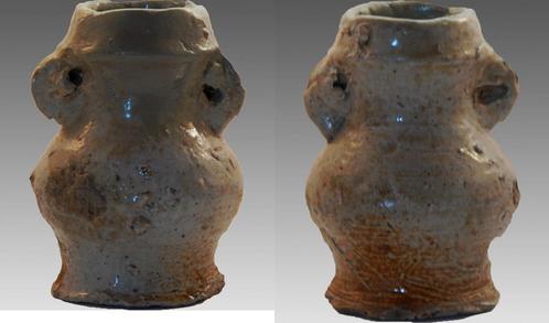 1500-1550ad Germany 16th century Raeren stoneware two han..., Postzegels en Munten, Munten en Bankbiljetten | Verzamelingen, Verzenden