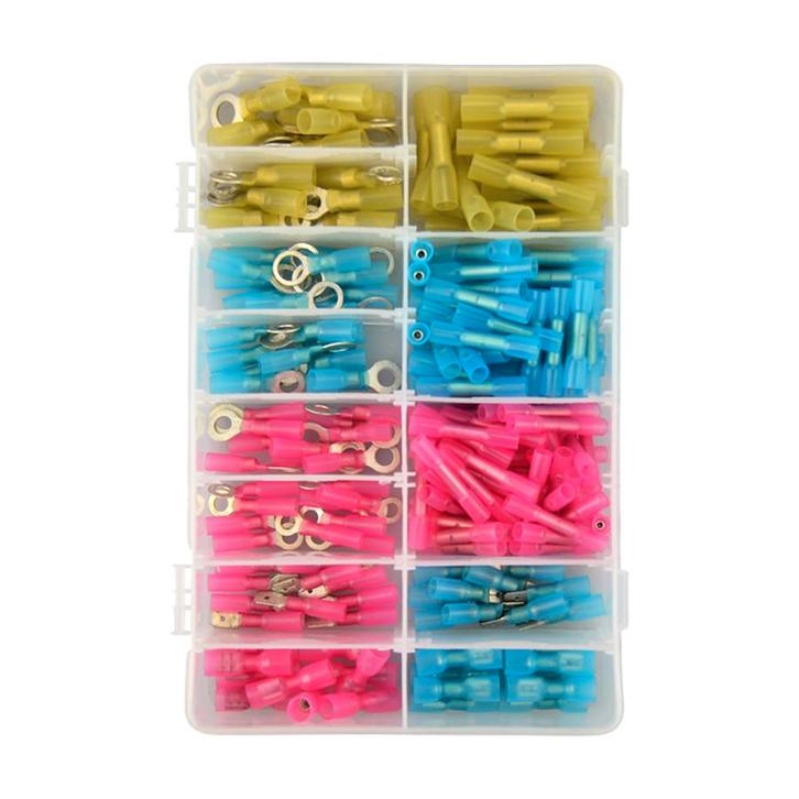 Assortimentsdoos Kabelschoenen Met Krimpkous | 210-delig, Autos : Pièces & Accessoires, Électronique & Câbles, Enlèvement ou Envoi