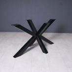 Matrix tafelpoot Kruispoot onderstel staal poedercoat zwart, 50 tot 100 cm, Nieuw, Tafelpoot, 100 tot 150 cm
