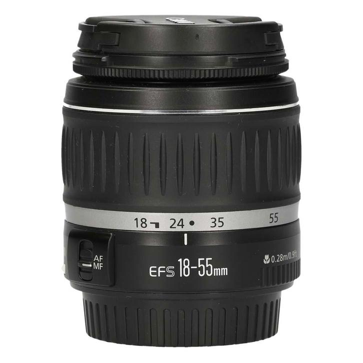 Canon EF-S 18-55mm f/3.5-5.6 II met garantie, Audio, Tv en Foto, Foto | Lenzen en Objectieven, Gebruikt, Ophalen of Verzenden