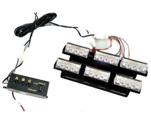 ORANJE 6 X 3 LED op rail Flash zwaailicht 12V - flitser, Autos : Pièces & Accessoires, Éclairage, Envoi