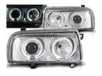 Angel Eyes koplampen Chrome geschikt voor VW Vento, Auto-onderdelen, Nieuw, Volkswagen, Verzenden