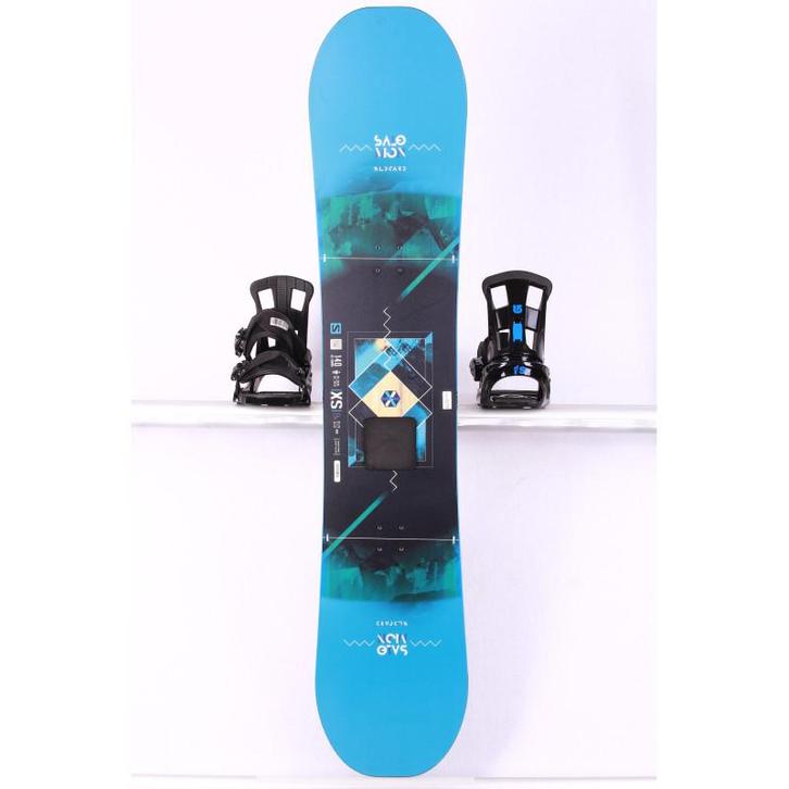 140 snowboard SALOMON WILD CARD UNITE, black/blue, ALL terra, Sport en Fitness, Snowboarden, Verzenden