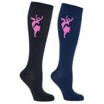 Compressie-paardrijkous. janne black/darknavy, 2-dlg, 34-36, Diensten en Vakmensen, Dieren | Paarden | Verzorging, Oppas en Dressuur