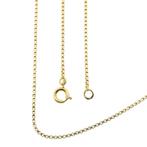 Gouden Venetiaanse schakelketting, Handtassen en Accessoires, Kettingen, Ophalen of Verzenden, Gebruikt, Overige kleuren, Goud