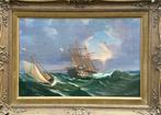 Tommaso de Simone (1805–1888) - A Ship in Rough Seas