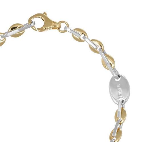 Armband - 18 karaat Geel goud, Witgoud, Handtassen en Accessoires, Armbanden