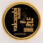 2,5 gram - Goud .999 - Valcambi  (Zonder Minimumprijs)