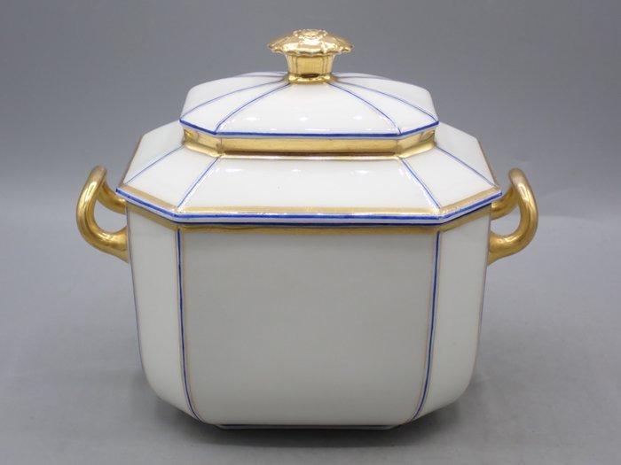 Vieux Paris - Suikerpot - Decorated by Cassé Maillard -, Antiek en Kunst, Antiek | Glaswerk en Kristal