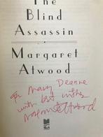 Signed, Margaret Atwood - The Blind Assassin [association, Antiquités & Art, Antiquités | Livres & Manuscrits