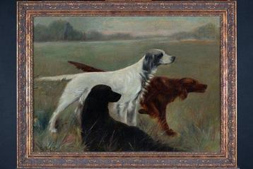 Alberta Johanna MeijerSmetz (1893–1953) - Jachthonden in