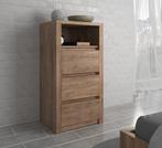 Commode Monaco - Eiken - 50 cm, Huis en Inrichting, Kasten | Ladekasten, 50 tot 100 cm, Nieuw, 25 tot 50 cm, Verzenden