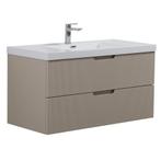 Badkamermeubel Set Thermis 100cm Crème Badmeubel, Verzenden, Nieuw