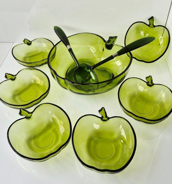 Bol - Apfelform Salatschüssel Set - Vitrail - Set de, Antiquités & Art, Art | Objets design