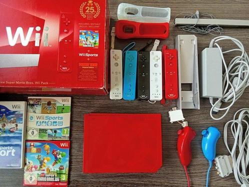 Nintendo - Wii - Wii 25th Anniversary Mario Edition Bundle +, Games en Spelcomputers, Spelcomputers | Overige Accessoires
