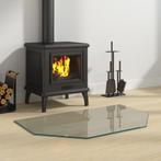 vidaXL Glasplaat openhaard zeshoekig 80x50 cm, Doe-het-zelf en Bouw, Glas en Ramen, Verzenden, Nieuw