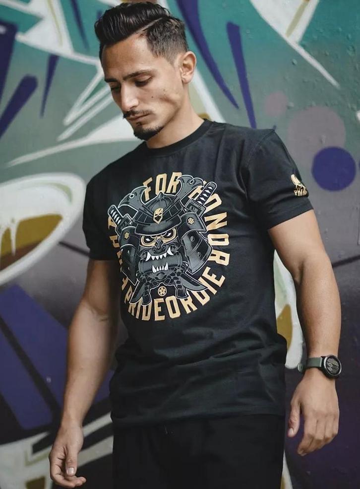 PRiDE or Die T-shirt Fight for Honor Zwart, Kleding | Heren, Sportkleding, Zwart, Maat 46 (S) of kleiner, Nieuw, Vechtsport, Verzenden