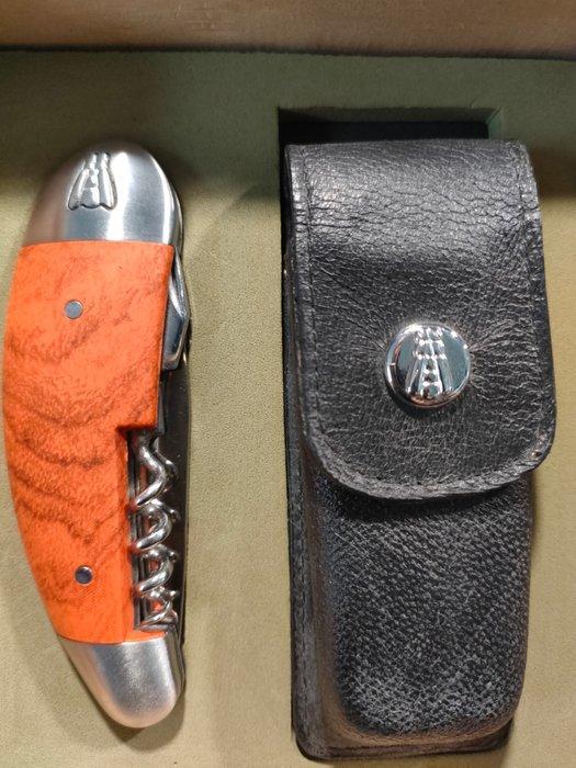 LAGUIOLE - Kurkentrekker - Hout, Staal, Leder, Antiek en Kunst, Antiek | Keukengerei