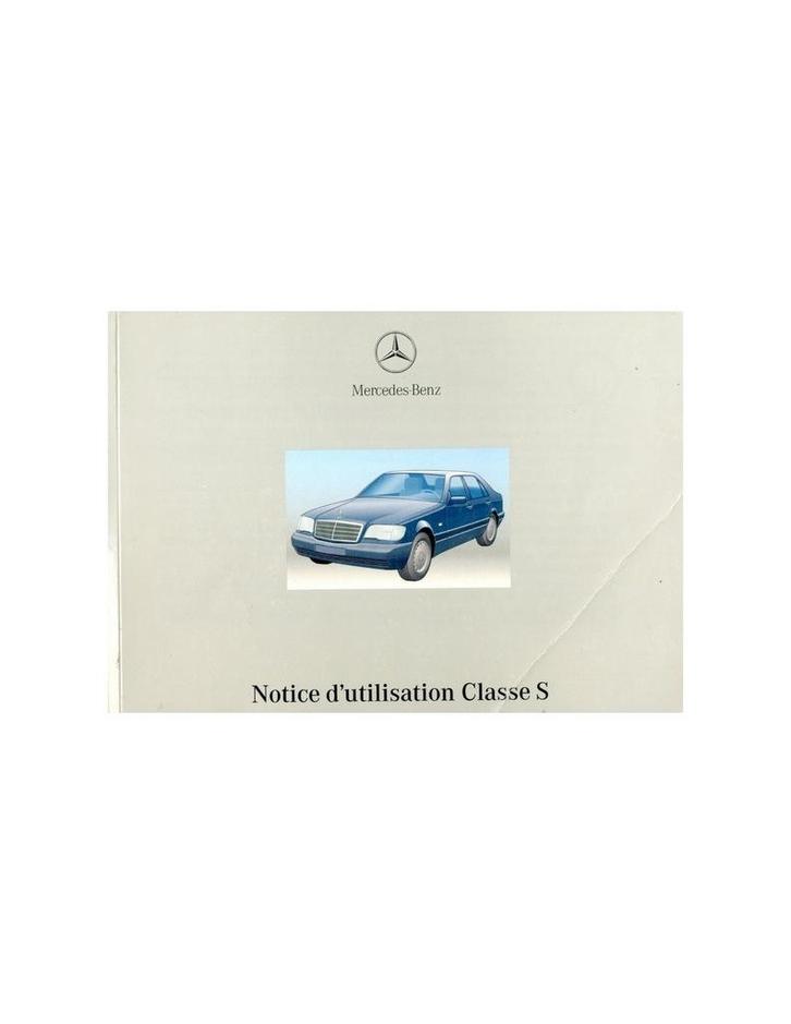 1997 MERCEDES BENZ S KLASSE INSTRUCTIEBOEKJE FRANS, Auto diversen, Handleidingen en Instructieboekjes