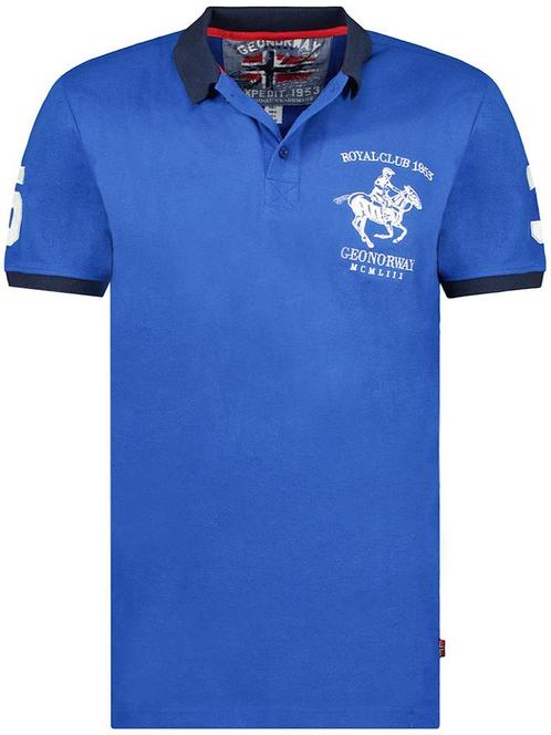 Geographical Norway Polo Kolton Kobalt Blauw, Vêtements | Hommes, T-shirts, Envoi
