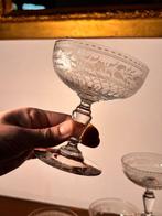 Verre à champagne (8) - Cristal, Antiek en Kunst