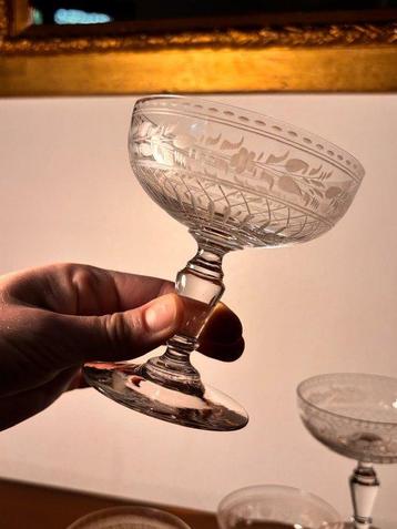 Verre à champagne (8) - Cristal