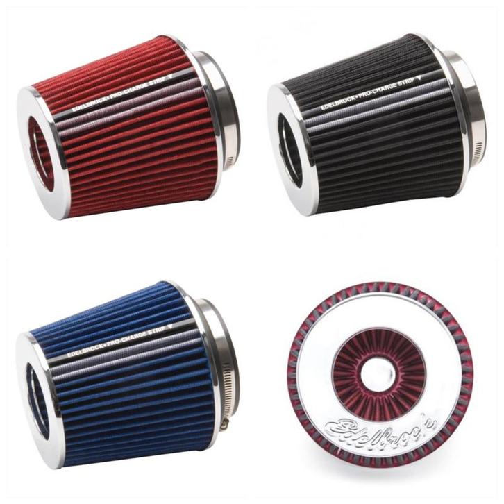 Edelbrock pro-flo conial 6,7 inch, Auto-onderdelen, Filters, Nieuw, Ophalen of Verzenden