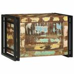 vidaXL Opbergbox Bruin en Zwart 60 x 40 x 41 cm hergebruikt, Huis en Inrichting, Kasten | Overige, Verzenden, Nieuw