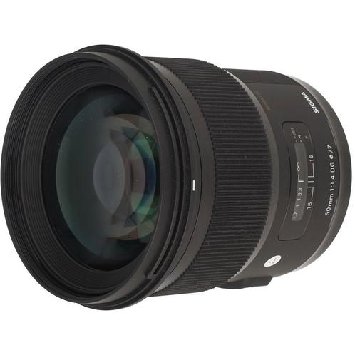 Sigma 50mm F/1.4 DG HSM ART Nikon FX occasion, Audio, Tv en Foto, Foto | Lenzen en Objectieven, Zo goed als nieuw, Verzenden