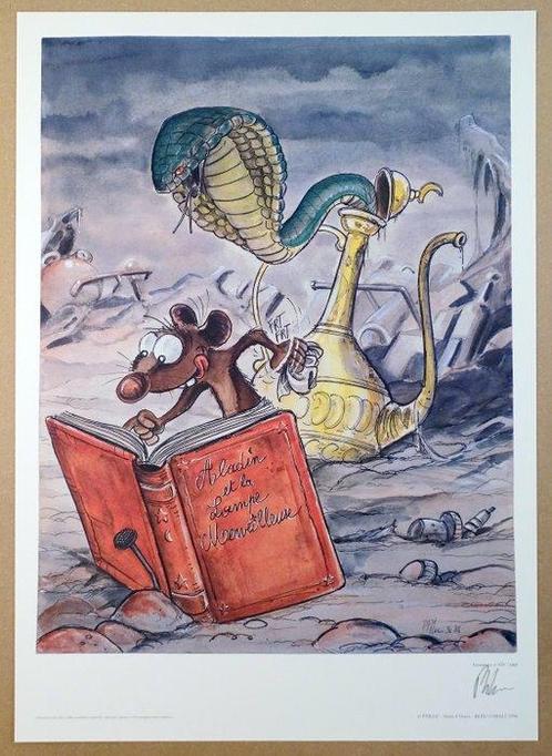 Ptiluc - 1 Offset Print - Faces de rat - Aladin - 1996, Boeken, Strips | Comics