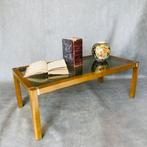 Centre de table - Bois, Verre - Table basse en bois avec