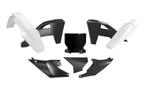 Racetech plastic kit Zwart/Wit Husqvarna TC/FC 125/250/350/4, Motoren, Verzenden, Nieuw