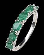 Smaragd - Zilver, Ring Source dÉmeraude & Groene magie: