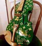 fppopart - Louis Vuitton Violon 60 cm luxury green english, Antiek en Kunst