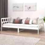 vidaXL Slaapbank massief grenenhout wit 90x190 cm, Huis en Inrichting, Slaapkamer | Bedden, Verzenden, Nieuw
