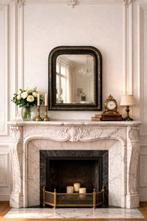 Spiegel - Hout - Frankrijk 19e eeuw