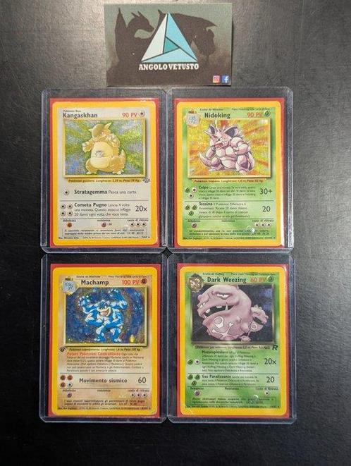 Wizards of The Coast - 4 Card - Pokémon WOTC - 4 Holo Rare, Hobby en Vrije tijd, Verzamelkaartspellen | Pokémon