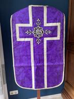 Chasuble - Kazuifel - Soie, Tissu, Broderie, ruban. -