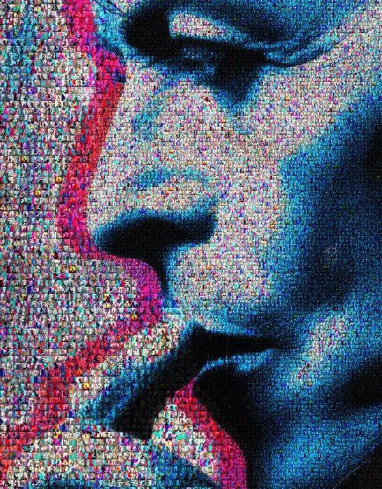 David Law - Echo Waves - The Starman IV - Format XL 60x60, Antiquités & Art, Art | Objets design