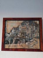 Gijsbert George Martens (XX) - Groningen stadsgezicht, Antiek en Kunst