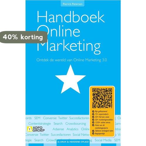 Handboek Online Marketing 3 9789491560286 Patrick Petersen, Boeken, Economie, Management en Marketing, Gelezen, Verzenden