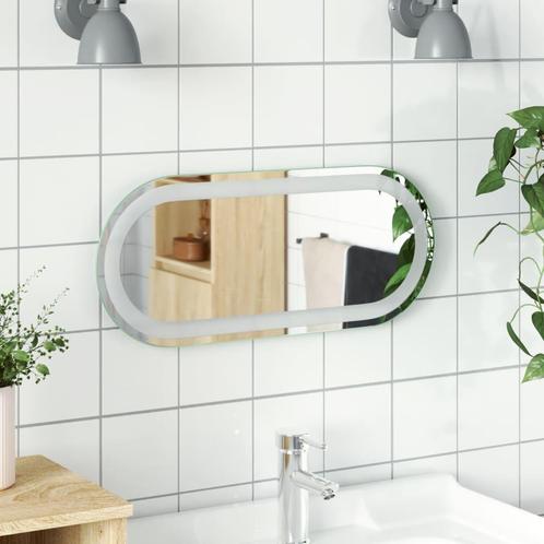 vidaXL Miroir de salle de bain à LED 60x25 cm ovale, Huis en Inrichting, Woonaccessoires | Spiegels, Verzenden