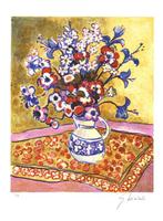 Gérard Vieillevie (1939-1992) - Bouquet champêtre, Antiek en Kunst