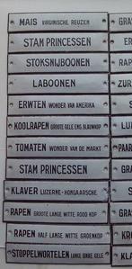 Denomination des graines des Legumes - Plaquette Nominatief