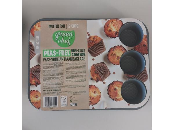 Veiling - GreenChef Muffin Bakvorm 12-cups – PFAS-vrij –, Huis en Inrichting, Keuken | Keukenbenodigdheden