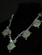 Époque Viking Bronze, Verre Collier (Sans prix de réserve)