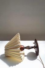 Tafellamp - Gegoten messing, Teak - Teak en Messing