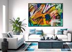 Luc Mora - MORABSTRACT 3604 - XXL - ORIGINAL ABSTRACT, Antiek en Kunst