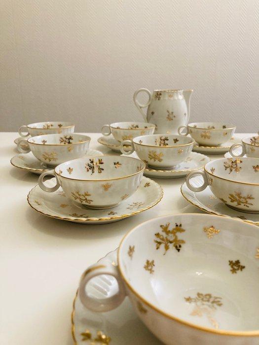 Bernardaud & Co. Limoges - Koffieservies (11) - Porselein,, Antiek en Kunst, Antiek | Meubels | Tafels